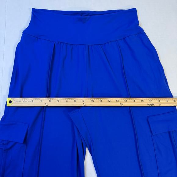 Rae Mode Lot of 2 Women's Black and Blue Athletic Pants Size Large EUC - Picture 13 of 16